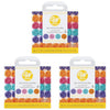 Wilton Neon Gel Food Color Set, Magenta, Orange, Teal And Purple (Pack Of 3)