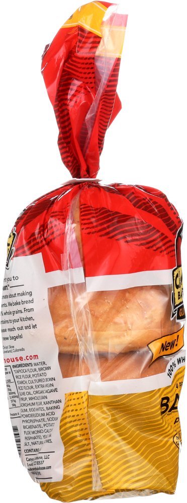 Canyon Bakehouse, Plain Bagels, 14 oz (frozen)