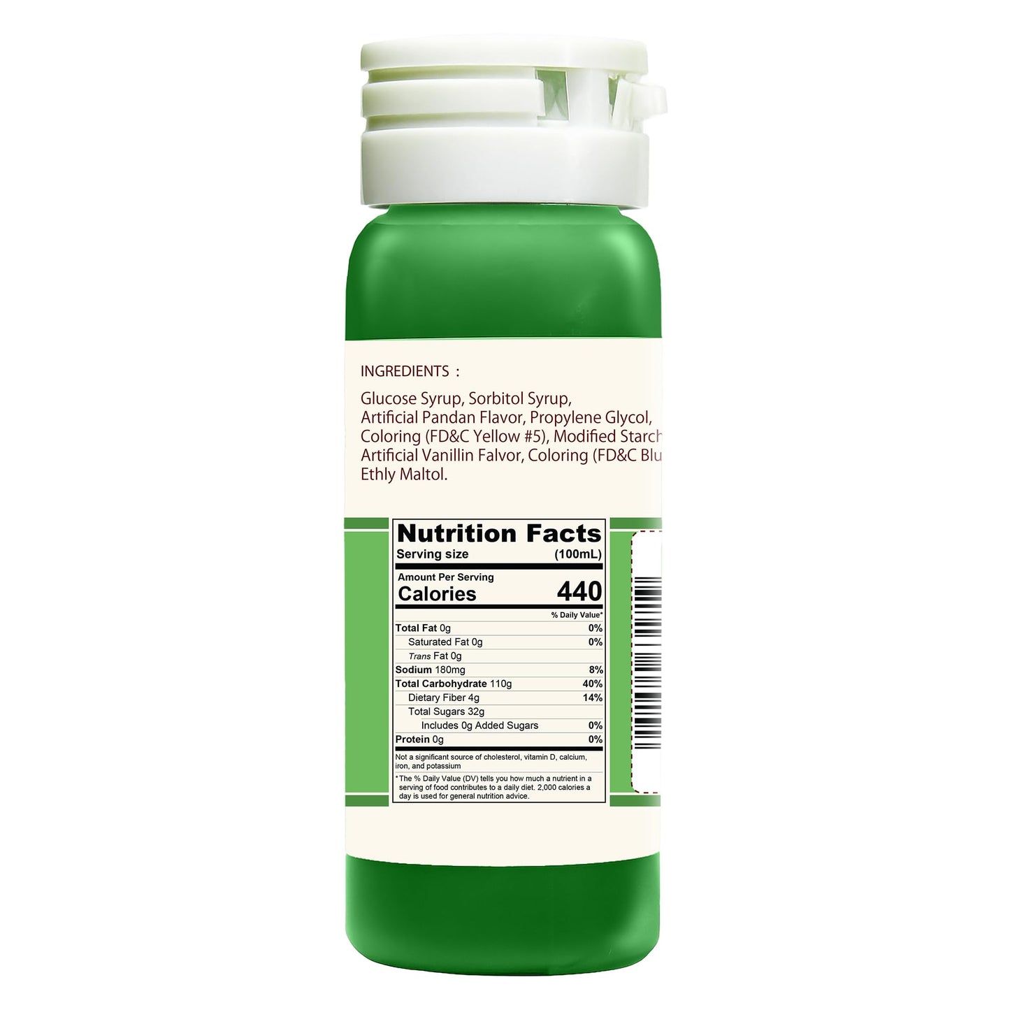 Butterfly Pandan Flavoring Extract 0.8 Oz (25 ml) - Paste-Strength Pandan Extract for Baking, Drinks, Waffle Mix, Buko Desserts,