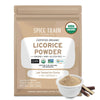 Spice Train, Organic Licorice Root Powder (226G/8Oz) Usda Organic, Non-Gmo, Gluten Free | 100% Raw Mulethi Powder/Licorice Root