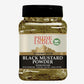 Pride Of India – Black Mustard Seed Ground – Perfect Ingredient In Spice Blends – Spice Up Pickles/Curries/Stews – Additives Free/Gourmet Spice – Easy To Store – 8 Oz. Medium Dual Sifter Bottle