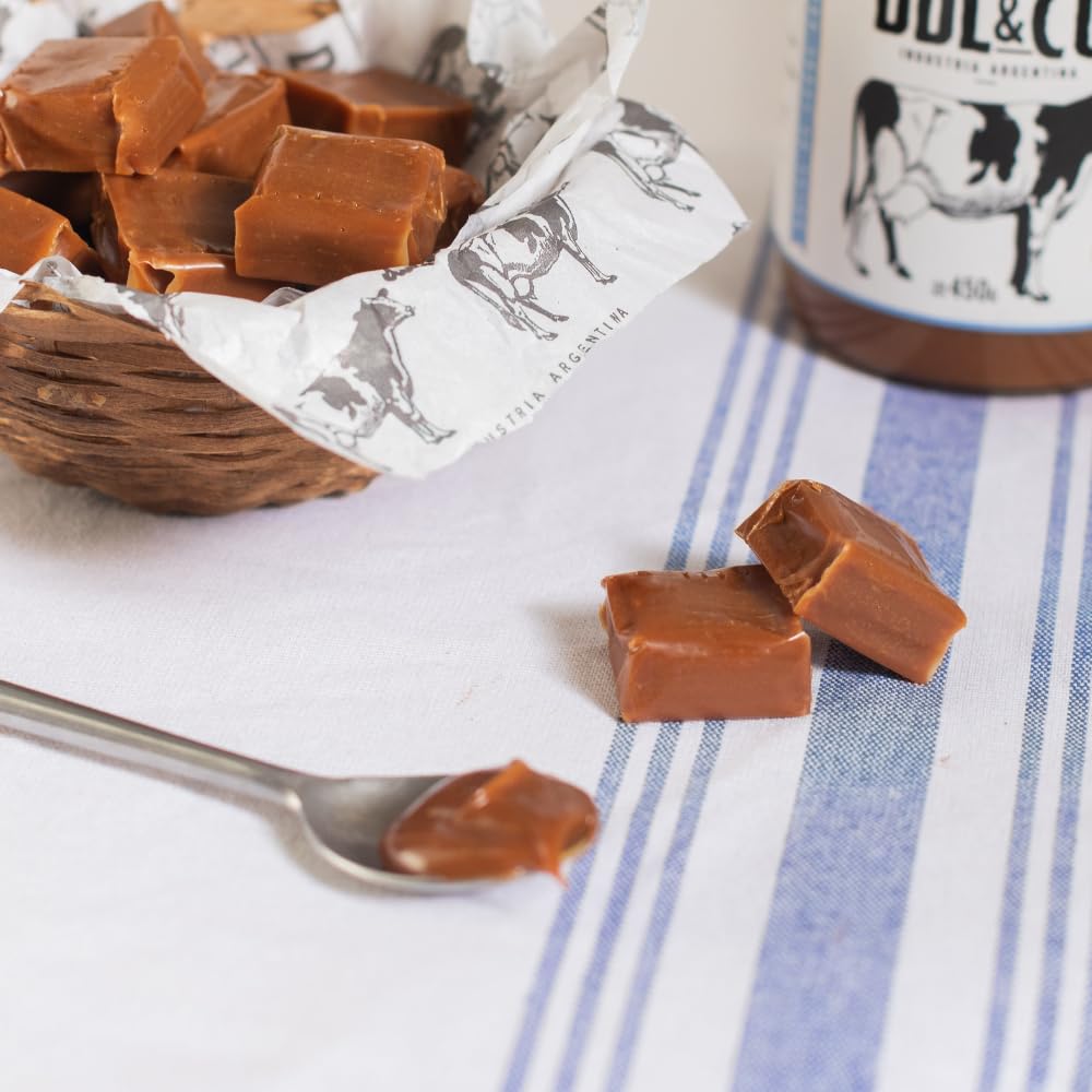 Dulce de Leche & Co. Premium Chewable Candies - Caramel Milk Toffee - 120g Pack of 12