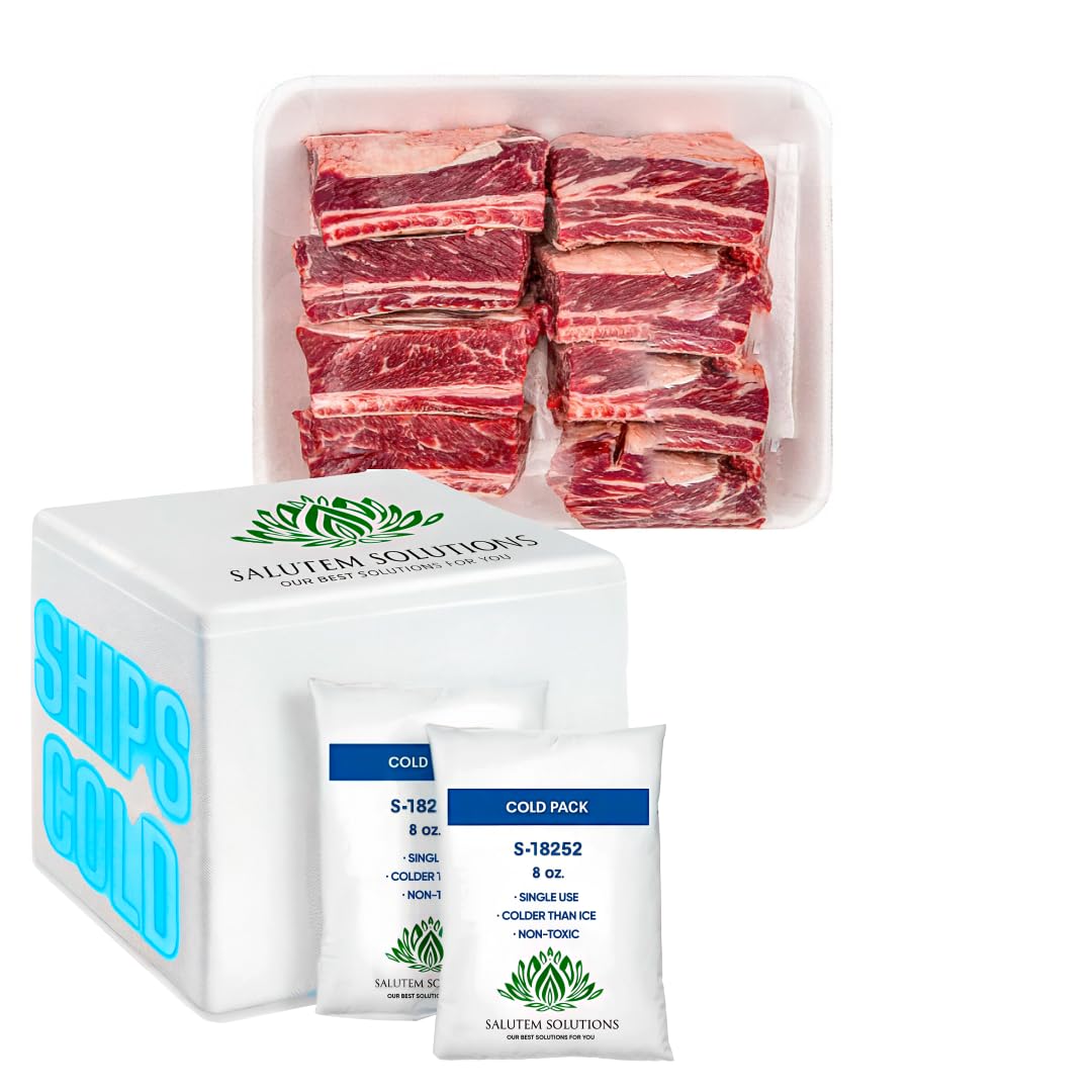 Salutem Vita Beef Short Ribs - 3 lbs (actual weight may vary) - Small Size