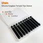 Ptslkhn Silicone Eyeglass Ear Cushions, 5Pairs Of Glasses Ear Grip, Anti-Slip Elastic Comfort Eyeglasses Temple Tips Sleeve Reta
