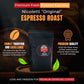 Nicoletti Coffee Original Espresso Roast 12oz Whole Beans (Made in Brooklyn since 1972) Fresh Roasted Espresso to order with dat