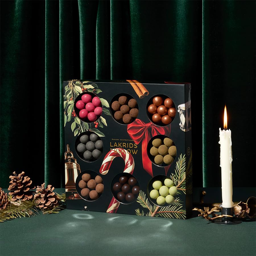 LAKRIDS BY BLOW - WINTER S BOX - Chocolate Covered Gourmet Licorice made in Copenhagen