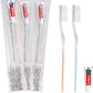 Hqslsund 200 Pack Travel Toothbrushes With Toothpaste, Individually Wrapped Disposable Toothbrushes Bulk Toothbrushes Medium Sof