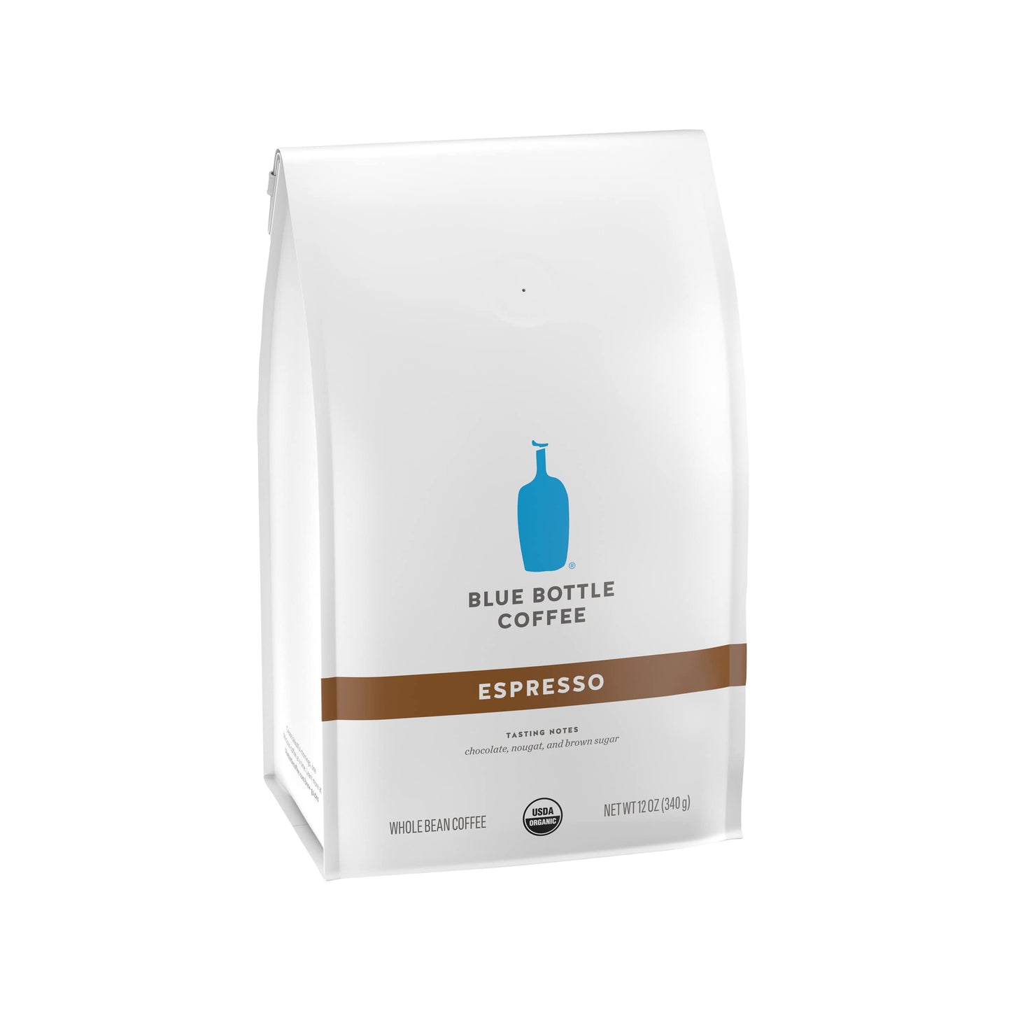 Blue Bottle Coffee Whole Bean Espresso Dark Roast 12 oz Bag Brown