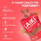 Laiki Gluten Free Rice Crackers, Red Rice, Resealable 3.53 Ounce Bag
