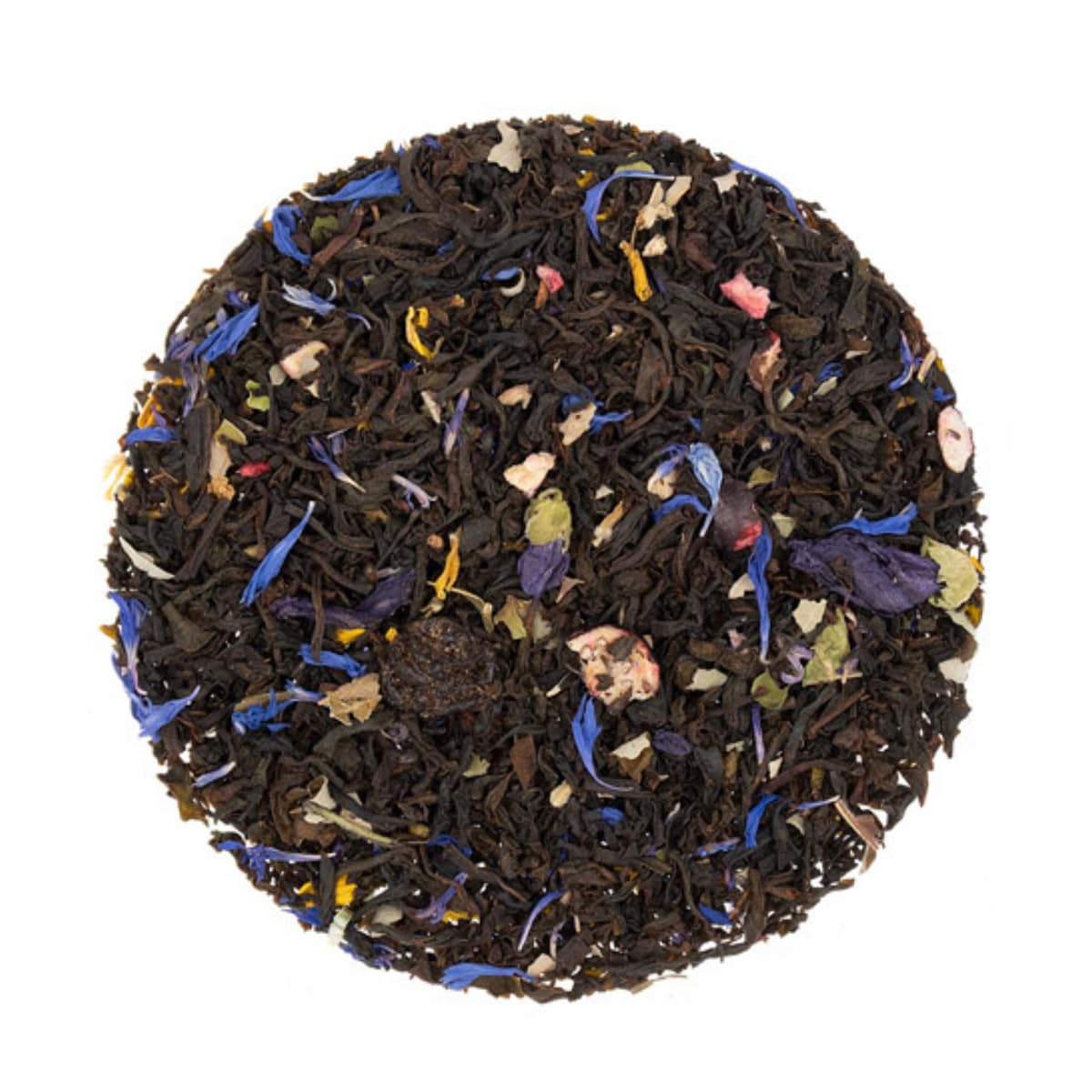 English Tea Store Blackcurrant Loose Leaf Tea | Natural Fruit Infusion | 4oz Resealable Pouch | Medium Caffeine