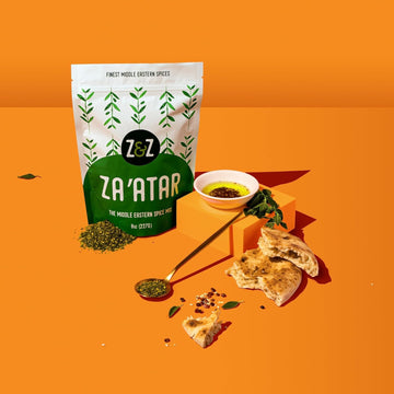 Za'atar by Z&Z | Za'atar Spice Blend with Zaatar Spice, Sumac, & Toasted Sesame Seeds | Za'atar Seasoning for Breads, Salads, Ch