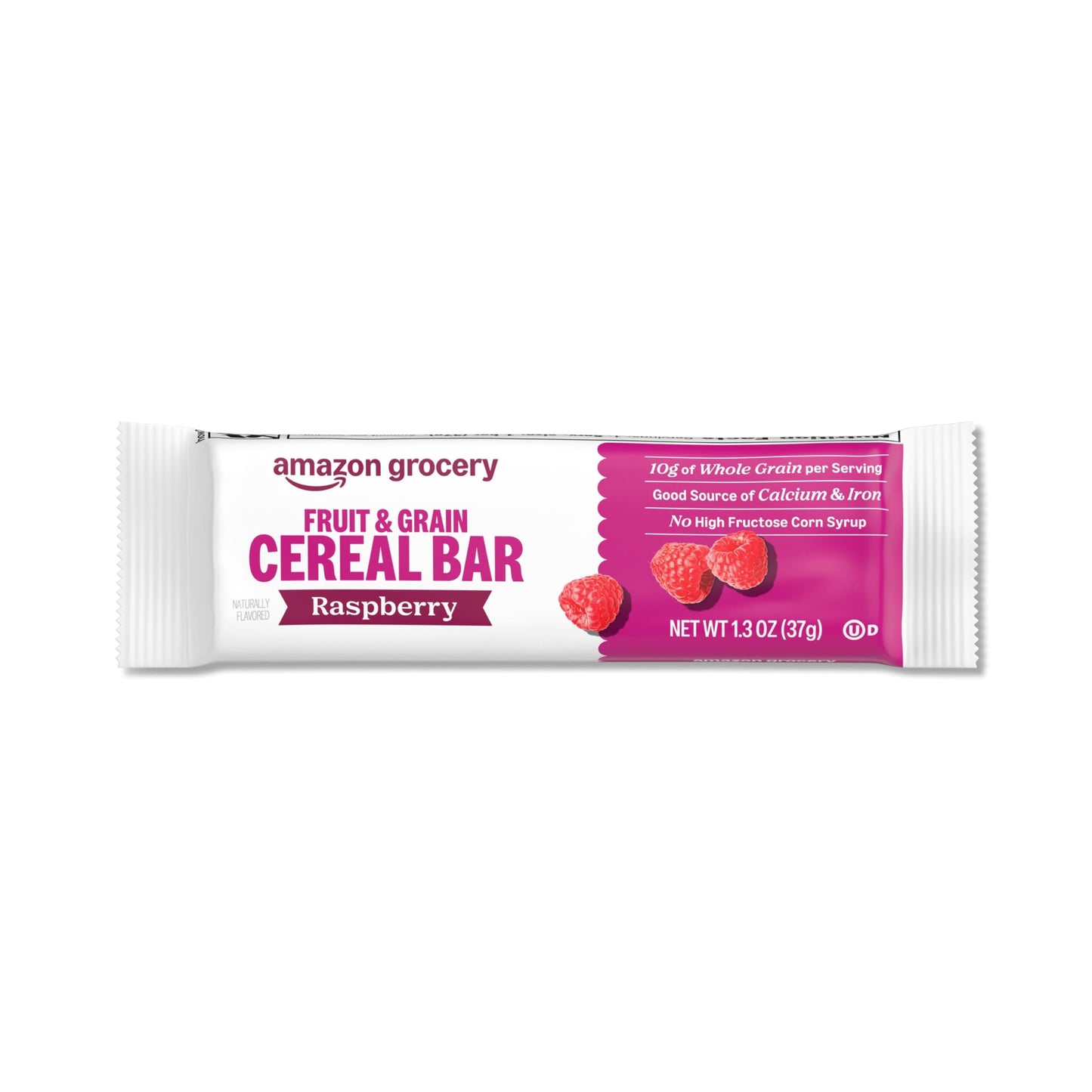 large online retailer Grocery Fruit & Grain Cereal Bars, Raspberry, 8 Count, 1.3 Oz per Bar, Pack of 1