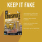 Louisville Vegan Jerky - Sweet & Smoky Carolina Mustard BBQ - Gluten-Free High Protein Snack - 3oz - Yellow