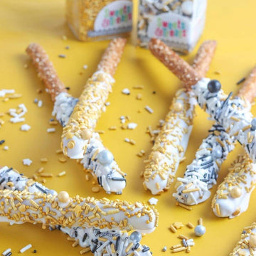Gold Cake Decorations Edible - Gold Sprinkles For Cake, Cookie, Cupcake Decorating, Baking - Gold Cake Sprinkles And Toppings In Gold Colored Candy Sprinkles With Gold Star Sprinkles, Jimmies, Pearls