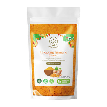 Shiva Organics Lakadong Turmeric Powder 100 g: Authentic North East Indian Spice Powder, Bursting with Citrusy Flavor and Culin