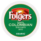 Folgers 100% Colombian Decaf K-Cups for Keurig, 24 Count, Pack of 1