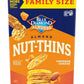 Blue Diamond Almonds Nut-Thins Gluten Free Cracker Crisps, Cheddar Cheese, Family Size, 7.7 Oz (Pack Of 6)