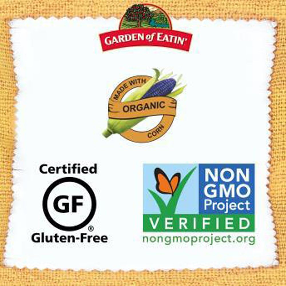 Garden Of Eatin' Corn Tortilla Chips, White Chips With A Touch Of Lime, 1 Lb Bag (Pack Of 12)