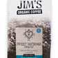 Jims Organic Coffee Sweet Nothings Decaf Light Roast Whole Bean 12oz 100% Arabica USDA Organic Kosher