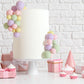 Astaron 32 Pcs Ball Cake Topper Decorations Mini Balloons Cake Topper Sticks Foam Balls Cake Picks Cake Topper Balls Cake Decora