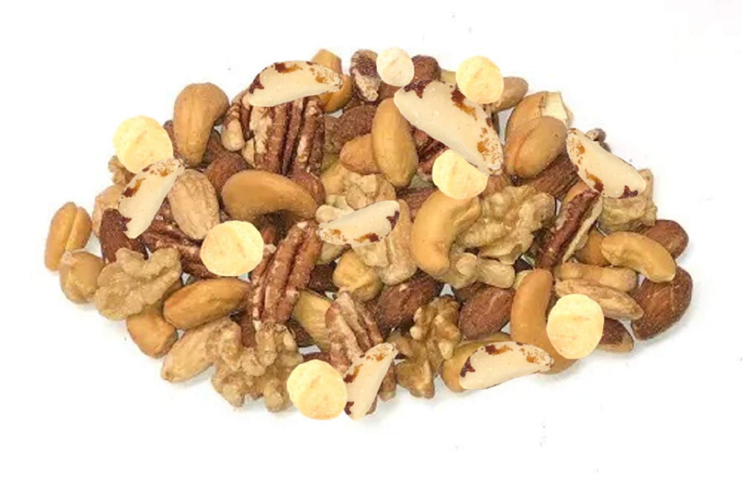 Freshly Roasted Mixed Nuts with Sea Salt (2 Lbs.) - A Delicious Sea Salted Mix of Macadamia Nuts, Cashews, Brazil Nuts, Almonds,