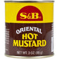 S&B - Hot Mustard Powder 3.0 Oz. (Pack of 5)
