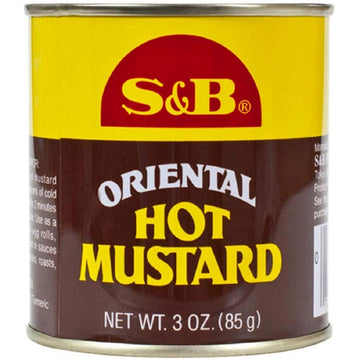 S&B - Hot Mustard Powder 3.0 Oz. (Pack of 5)
