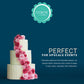 O'Creme 6-Petal Royal Icing Sugar Flower 3/4 Inch - For Cake Decorating - Decorations For Cakes, Cupcake Toppers - Birthday, Wed