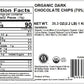 Yupik Organic Dark Chocolate Chips, 70% Cacao, 2.2 lb (35.2 oz) , Pack of 6, Gluten-Free, GMO-Free, Kosher, Vegan, Dairy-Free, R