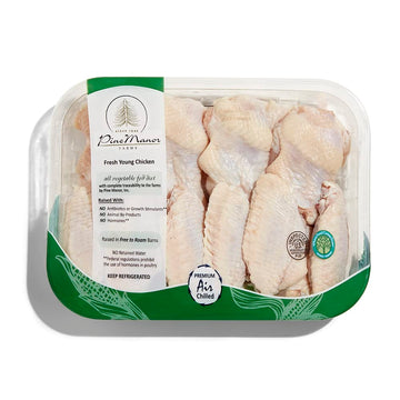 Pine Manor Split Chicken Wings