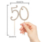 Hatcher Lee Bling Crystal 50 Birthday Cake Topper - Best Keepsake | 50Th Party Decorations Gold