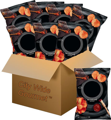 Barbecue Flavored Potato Chips, 1.5 ounce (Pack of 8) Bundled by City Wide Gourmet