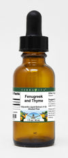 Fenugreek and Thyme - Glycerite Liquid Extract (1:5) - No Flavor (1 fl oz, ZIN: 428509)
