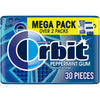 ORBIT Gum Peppermint Sugar Free Chewing Gum Mega Pack, 30 Piece