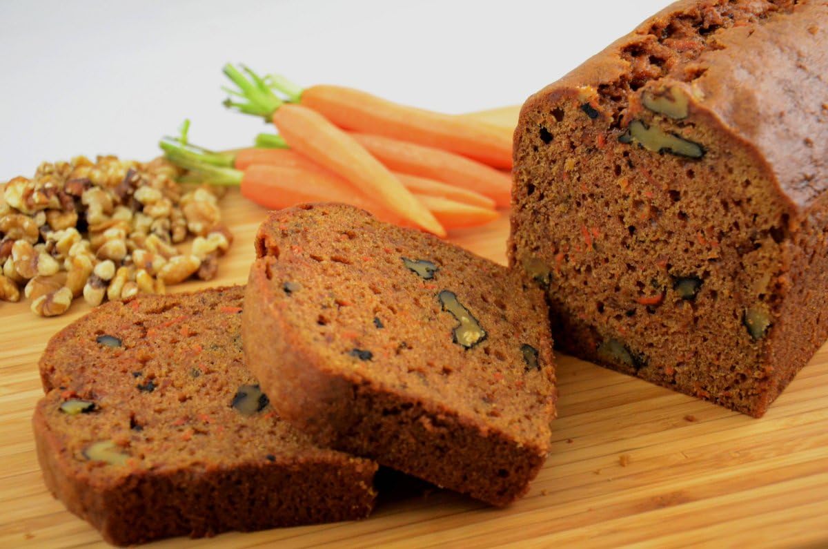 Naturally Delicious Carrot Cake Slices, 24 Pack - Sweet Breads & Cakes for Snacks and Breakfast