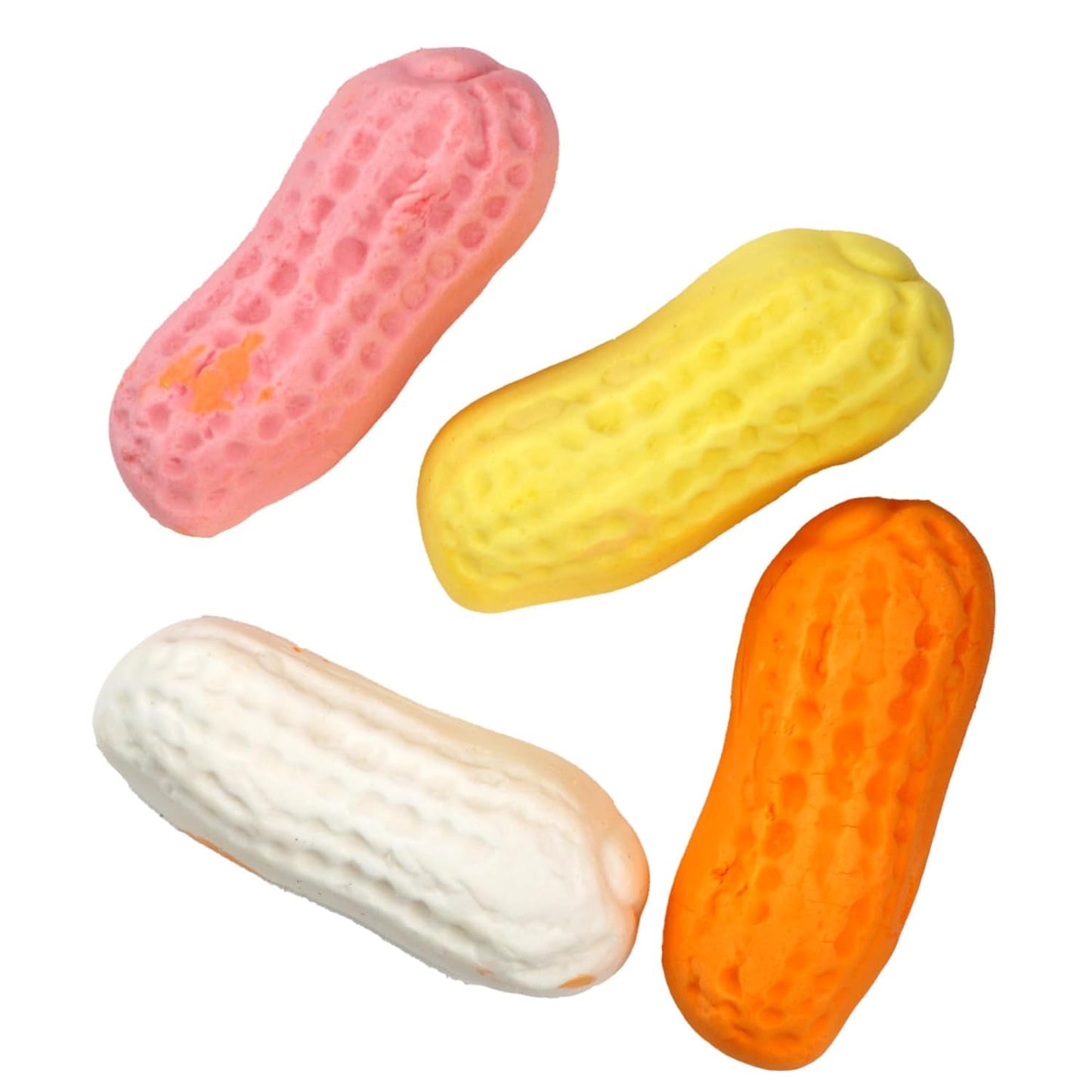 Sarahs Candy Factory 2.5 Lbs Assorted Circus Peanuts Marshmallow | Spangler Retro Candy in Jar, 40 Oz