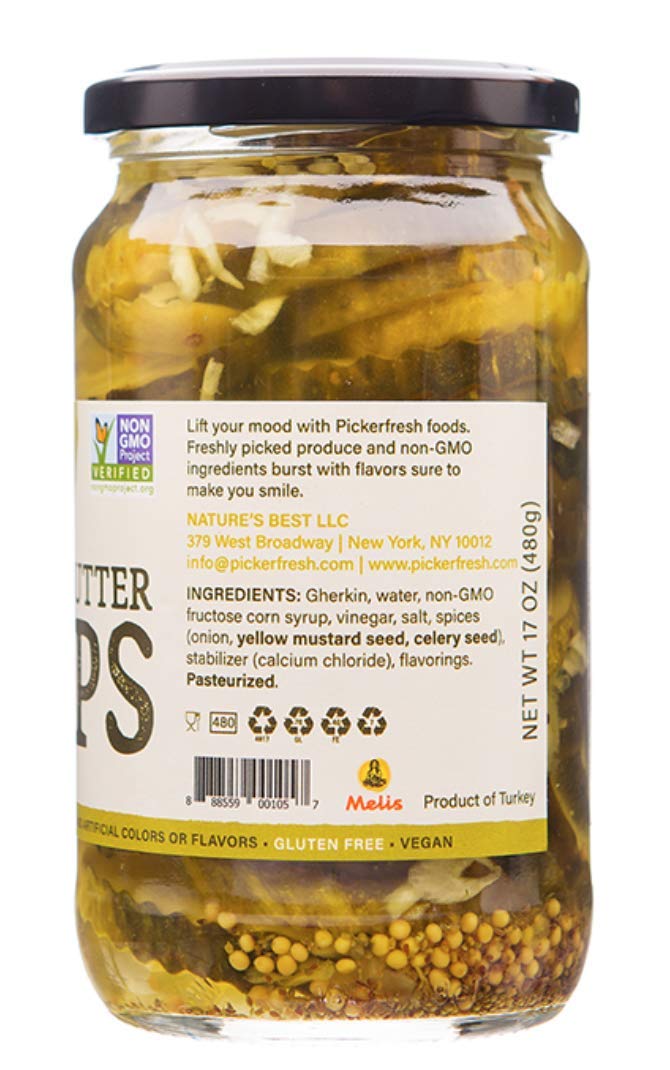 Pickerfresh - Chips Sweet Bread & Butter - Case Of 6-16 Fluid Ounces