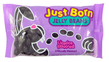 Just Born Licorice Flavored Jelly Beans, 10 Oz, Pack Of 2