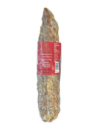 Salumi Chicago Artisan Salami (Soppressata) - Uncured, Gluten Free, Sugar Free, Keto Snack (14 Oz.)