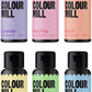 Colour Mill Pastel Pack Water-Based Food Coloring, 6 Colors, 120ml (4.08 Fl Oz) - Baby Blue, Baby Pink, Lavender, Lemon, Mint, Peach