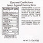 The Hampton Popcorn Company Yellow Gummy Bears, 22 oz Resealable Bag, Lemon Flavored Candy