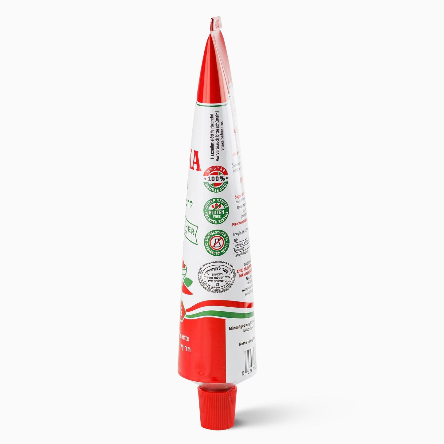 Hungarian Paprika Paste, Hot (3X160G/5.6Oz) Certified Kosher, Economy Pack, Imported From Hungary, Similar To Piros Arany