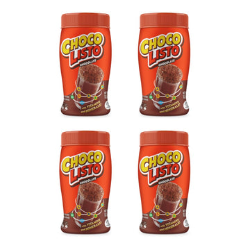 Chocolisto Instant Chocolate Drink, Nutritious Beverage With Vitamins And Minerals, 10.5 Oz Per Pack, Pack Of 4.