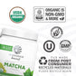 Matcha Green Tea Powder | Keto Gluten Free Matcha Powder Organic Tea Culinary Grade for Smoothies Baking Teas Lattes Vegan Sugar