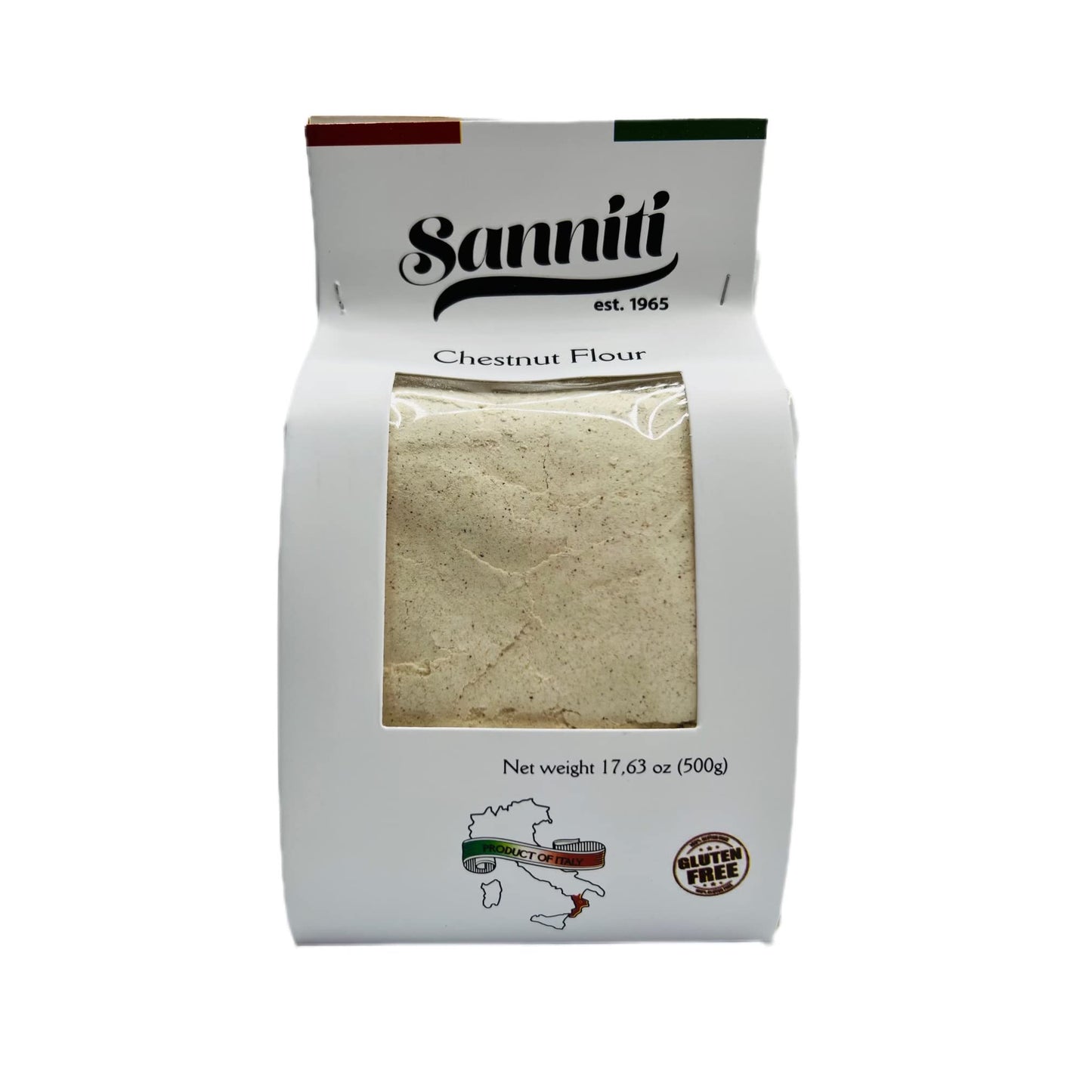 Sanniti Italian Gluten Free Chestnut Flour, 500 Grams