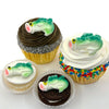 Mini Bass Fishing Pack- 12 pcs Edible Icing Cake Decoration Topper by BakersDozenToGo (Choose Style Below)