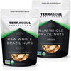 Terrasoul Superfoods Organic Brazil Nuts - Raw, Unsalted, 2 Lbs (2 Pack) - Rich in Selenium