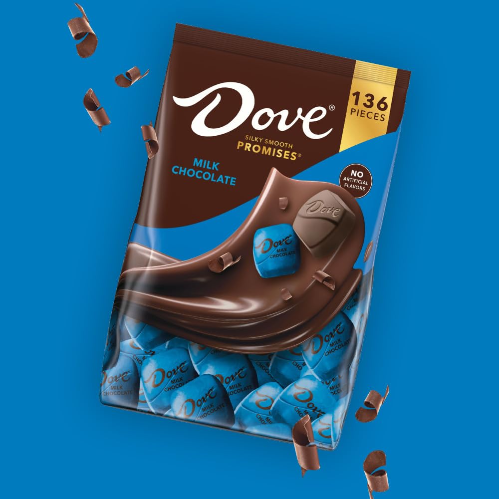 Dove Promises Milk Chocolate Candy, 136 Ct Bulk Bag