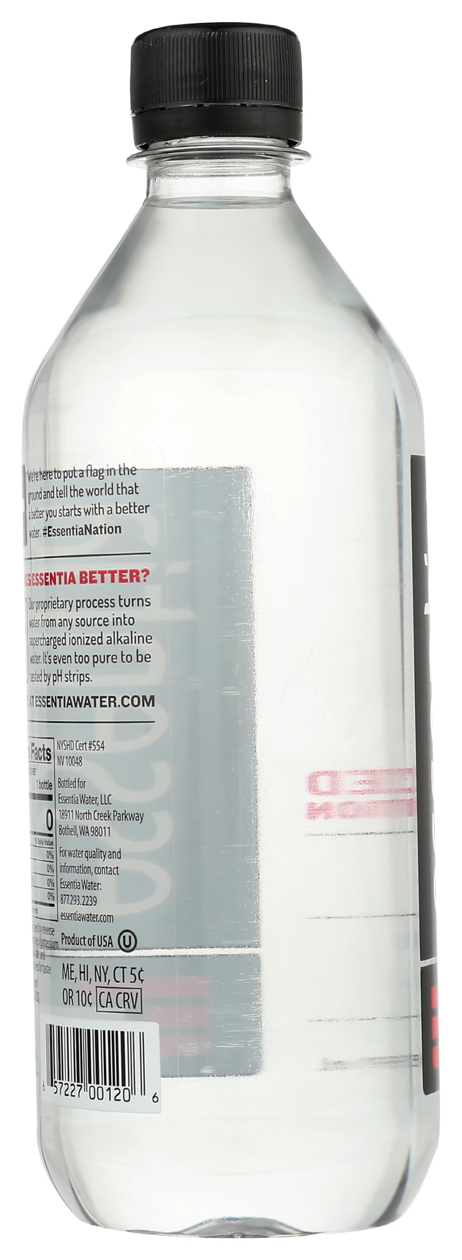 Essentia Ionized Hydration Water, 20 Fl Oz (Pack of 1), Multicolor - Purified, Electrolyte-Enhanced, Healthy Drink