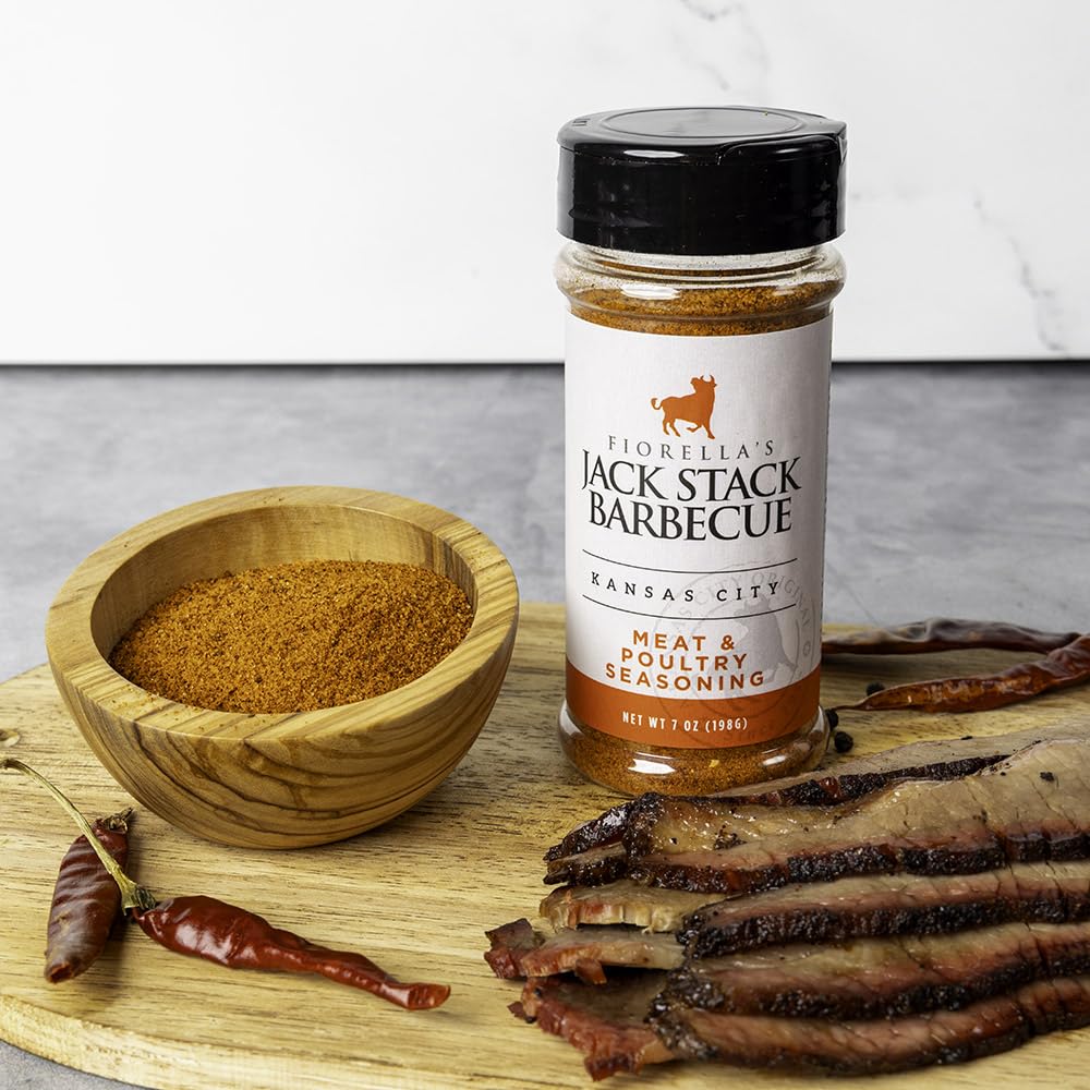 Fiorella's Jack Stack Barbecue Dry Rub Seasoning Variety Pack - 3 Pack of 7oz All Purpose, Steak, Poultry & Meat Seasonings